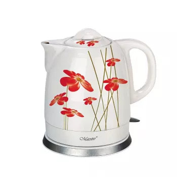 Maestro MR-066 Keramiskā tējkanna sarkana 1.5L 1200W