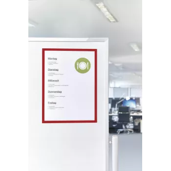MAGNETOPLAN HOLTZ Magnetofix magnētiskais dokumentu turētājs A4 sarkans 1130306
