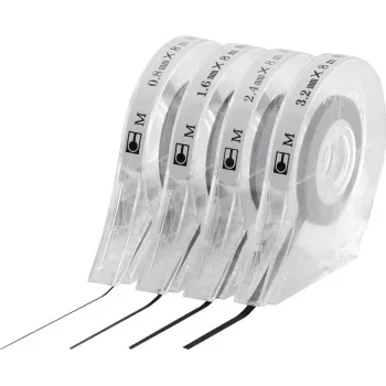 MAGNETOPLAN HOLTZ pašlīmējoša marķēšanas lente, melna, 2,4 mm x 8 m, plānošanas dēļiem, 1 rullis (40103)
