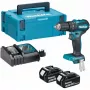 MAKITA 18V Bezsuku Triecienurbis DHP485RAJ 50/27Nm 2x2.0Ah LXT