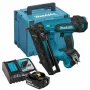 MAKITA 18V LXT Bezvada Leņķa Apdares Naglotājs DBN610ZJ 20° 32-64mm 16Ga 2x5.0Ah Komplekts ar Lādētāju un Makpac Maciņu