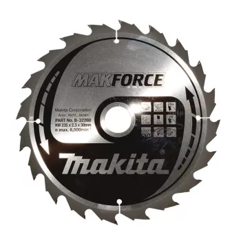 Makita B-32269 Makforce ripzāģa asmens 235x30x20T kokam
