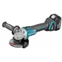 Makita DGA506RTJ 18V LXT Bezsuku Bezvada Leņķa Slīpmašīna 125mm 8500 RPM