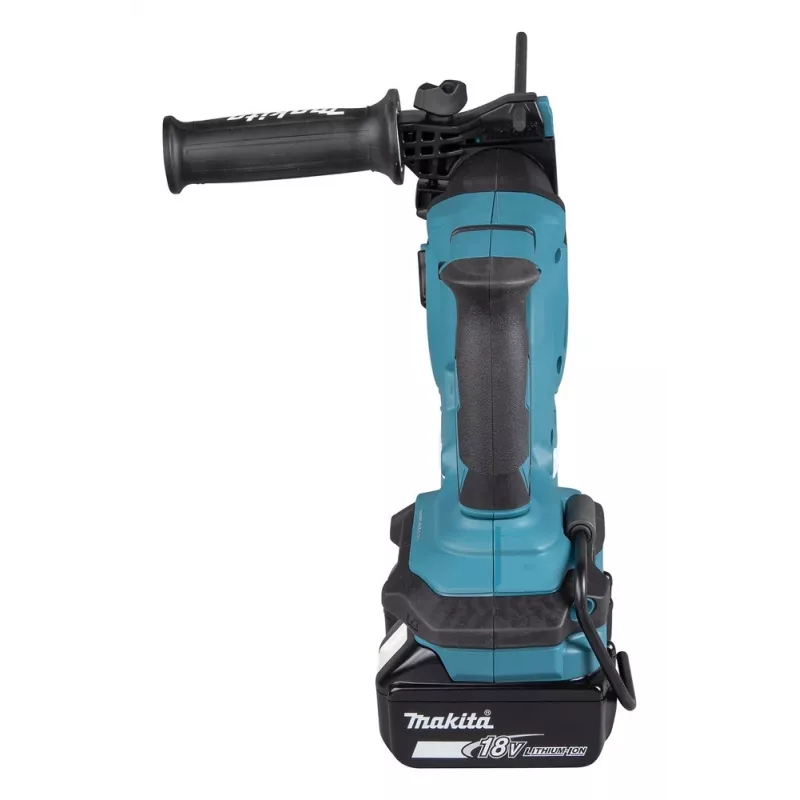 Makita DHR281PT2J 36V (2x18V) Bezsuku SDS-Plus Rotācijas āmura urbjmašīnas komplekts ar 2x5.0Ah akumulatoriem, divu portu lādētāju un Makpac futrāli