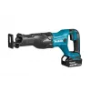 MAKITA DJR186RTE 18V LXT bezsuku zāģis ar 2x 5.0Ah akumulatoriem, ātro lādētāju un Makpac futrāli