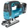 Makita DJV182RTJ 18V LXT Bezsuku finierzāģa komplekts ar 2x5.0Ah akumulatoriem, lādētāju un maciņu