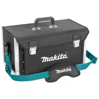 MAKITA E-15394 Atvērtā instrumentu soma 50/25, 20 kabatas, 15 kg slodze, melna/zila