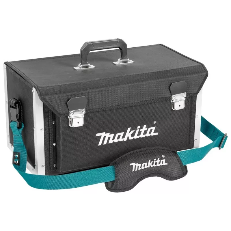 MAKITA E-15394 Atvērtā instrumentu soma 50/25, 20 kabatas, 15 kg slodze, melna/zila