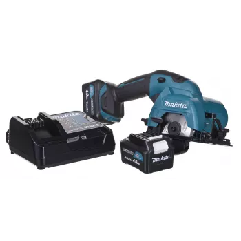 Makita HS301DSME 12V Max CXT bezvadu ripzāģis 85mm ar 2x 4.0Ah akumulatoriem, lādētāju un Makpac futrāli