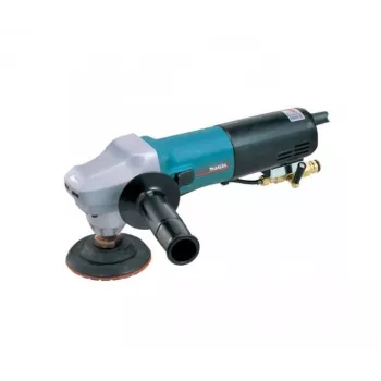 Makita PW5000C 125mm (5 collas) 110V Slapjā leņķa pulētājs ar mainīgu ātrumu un ūdens padevi