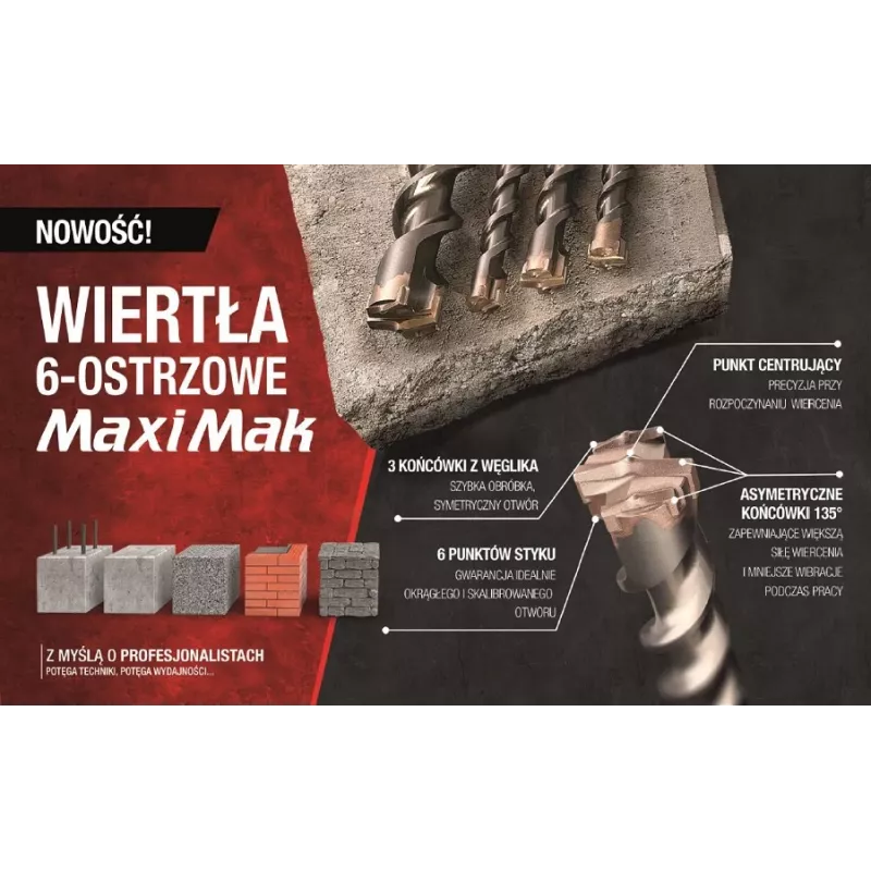 Makita SDS-MAX urbis 32x200x340mm Maxi Mak