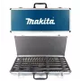 MAKITA SDS-Plus urbju un kaltu komplekts 10 daļas alumīnija korpusā D-42385