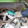 Makita WR100DSA 12V CXT bezvadu sprūdrata uzgriežņu atslēga komplekts 1/4 collu un 3/8 collu piedziņa, 47.5 Nm, 2.0Ah akumulators, lādētājs, LED gaisma