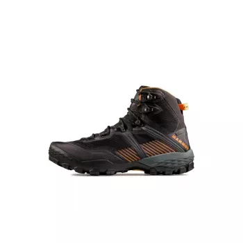 Mammut Ducan II High GTX Vīriešu pārgājienu zābaki Melni-Tumši Oranži