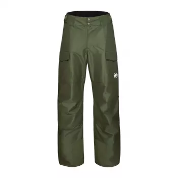 Mammut Fall Line HS Thermo vīriešu izolētās slēpošanas bikses Dark Marsh