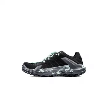 Mammut Hueco II Low GTX Women's Approach Shoes Black-Neo Mint