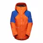 Mammut Nordwand Advanced HS sieviešu jaka ar kapuci Eiger Orange-Eiger Blue