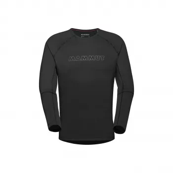 Mammut Selun FL LS Logo Hoodie - Melns