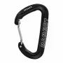 MAMMUT Sender Wire Rackpack Black - 6 iepakojums ar stiepļu vārtu karabīnēm