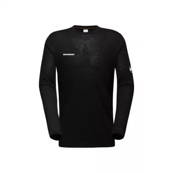 Mammut Tree Wool FL LS Men's Long Sleeve Shirt Black
