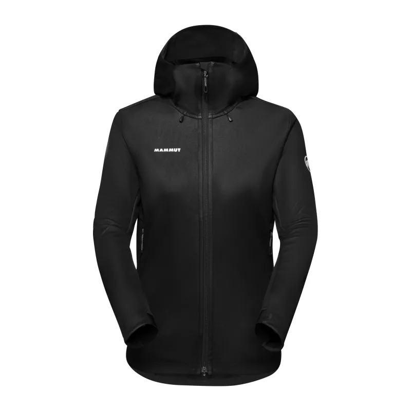 Mammut Ultimate VII SO Sieviešu kapuces softshell jaka Melna