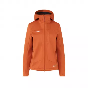 Mammut Ultimate VIII SO Hooded sieviešu GORE-TEX Infinium Windstopper softshell jaka – Autumn Larice