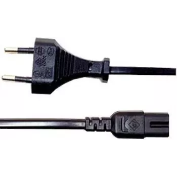 Manhattan 339100 maiņstrāvas strāvas kabelis Europlug uz IEC C7 1,8 m melns