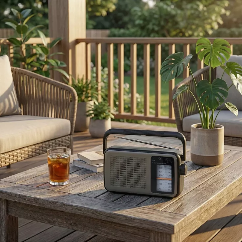 Manta MARDI919BK San Remo Black pārnēsājamais radio ar Bluetooth, FM/AM, USB, SD karti, AUX