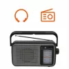 Manta MARDI919BK San Remo Black pārnēsājamais radio ar Bluetooth, FM/AM, USB, SD karti, AUX