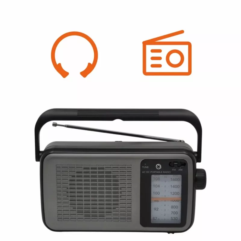 Manta MARDI919BK San Remo Black pārnēsājamais radio ar Bluetooth, FM/AM, USB, SD karti, AUX