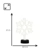 Manta SNL84WH LED Sniegpārslas Dekoratīvā Lampa, Vēsi Balta, Ar Bateriju, Piekarināma, Plastmasa, Balta, 200 mm