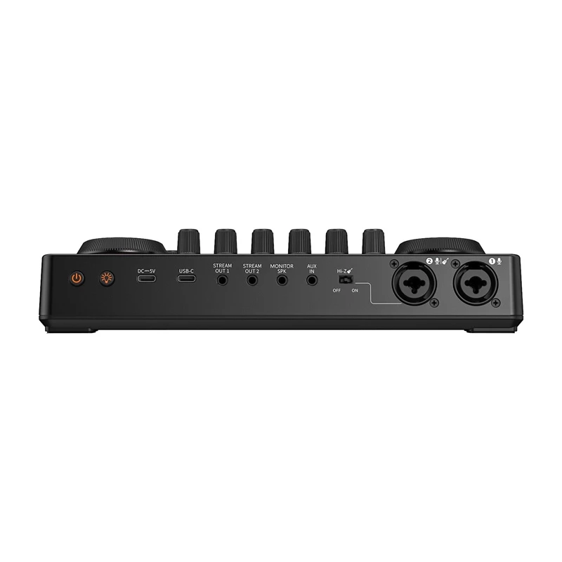 Maono AME2 GEN2 USB-C skaņas karte – 2 XLR/TRS kombinētās ieejas, +48V fantoma barošana, baterijas darbība