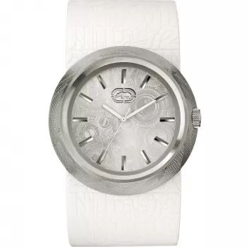 MARC ECKO Vīriešu kvarca analogais pulkstenis E11534G2 52mm Melns silikons