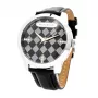 MARC ECKO Vīriešu Nerūsējošā tērauda pulkstenis E11591G1 - 45mm Kvarca analogs melns ciparnīca sudraba aproce