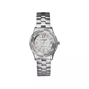 MARC ECKO Sieviešu kvarca analogais pulkstenis, nerūsējošais tērauds, sudraba ciparnīca, 37 mm, E95054L1