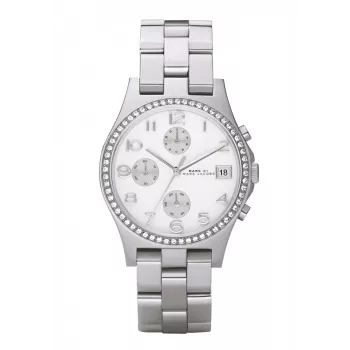 MARC JACOBS Sieviešu MBM3072 Nerūsējošā tērauda kvarca pulkstenis 36mm Sudraba krāsā