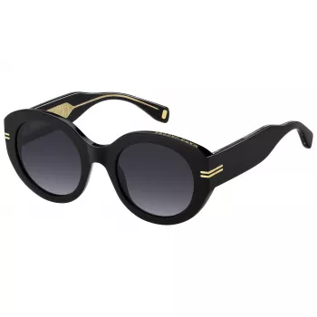 MARC JACOBS Sieviešu MJ-1110-S-807 Saulesbrilles - Melns Rāmis, Pelēks Gradienta Lēcas - 51/23/145 mm