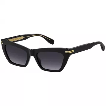 MARC JACOBS Sieviešu MJ-1112-S-807 Kvadrātveida Saulesbrilles Melni/Pelēki 54mm