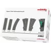 Märklin 24802 H0 C-Gleis izliektais sliežu posms R2 15° (1 gab.)