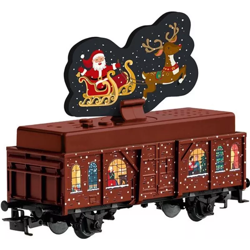 Märklin 44224 H0 Rlmms 56 kluču vagons ar kravu, IV laikmets