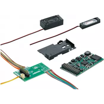 Märklin 60975 mSD/3 tvaika lokomotīves skaņas dekoders ar integrētu shēmas plati