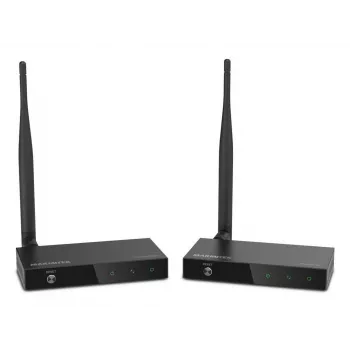 MARMITEK TV Anywhere Wireless HD 2 Full HD bezvadu HDMI pagarinātāja komplekts ar IR tālvadības pulti, 50 m diapazons, 1080p, melns