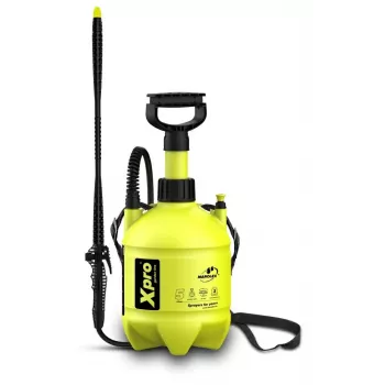 MAROLEX XPRO 5 rokas spiediena smidzinātājs 5L ar regulējamu konusa sprauslu, manometru un plecu siksnu