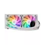 MARS GAMING ML-LCD RGB 240mm All-in-One šķidruma CPU dzesētājs balts
