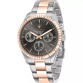 Maserati Epoca vīriešu kvarca pulkstenis R8853100020 43mm nerūsējošais tērauds zils ciparnīca