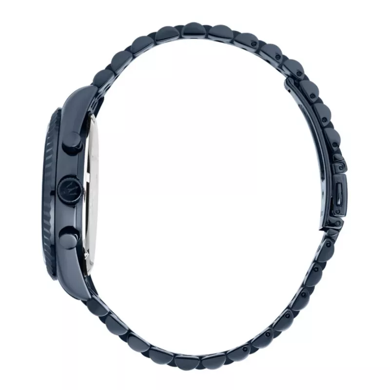 Maserati vīriešu hronogrāfa pulkstenis Successo R8873600011 - 44mm nerūsējošā tērauda korpuss, zils ciparnīca, kvarca