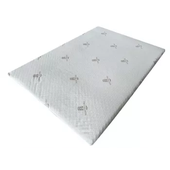 Matrača pārklājums Masterjero 180x200x5 cm – vidēji mīksts atmiņas putu ar mazgājamu pārvalku