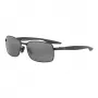 MAUI JIM 797-2M Unisex Cat Eye Saulesbrilles Matēti Melni Neitrāli Pelēki 57mm