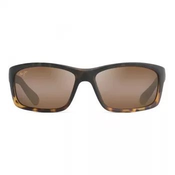MAUI JIM H766-10MF Unisex Taisnstūra saulesbrilles Matēti melns Neitrāli pelēks 58mm