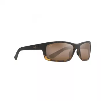 MAUI JIM H766-10MF Unisex Taisnstūra saulesbrilles Matēti melns Neitrāli pelēks 58mm
